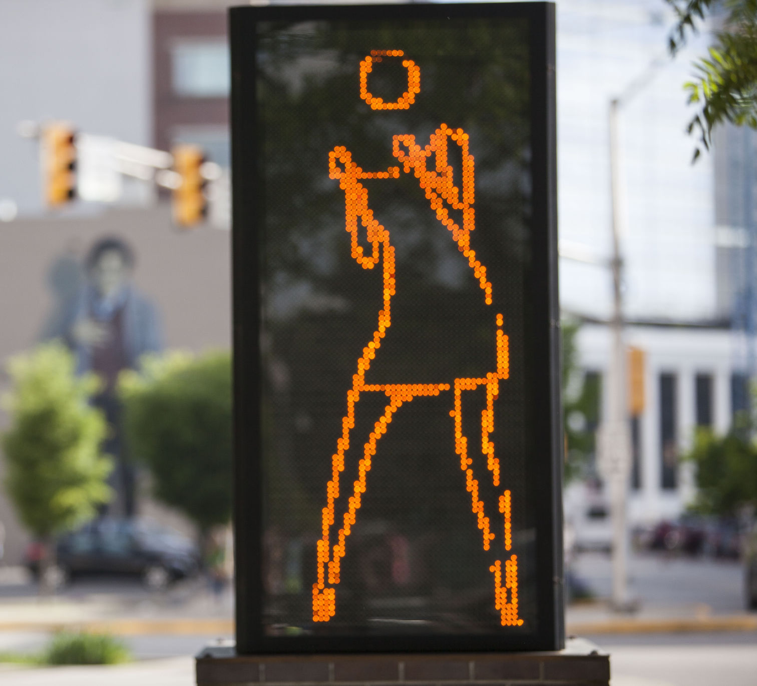 "Ann Dancing" on Mass Ave